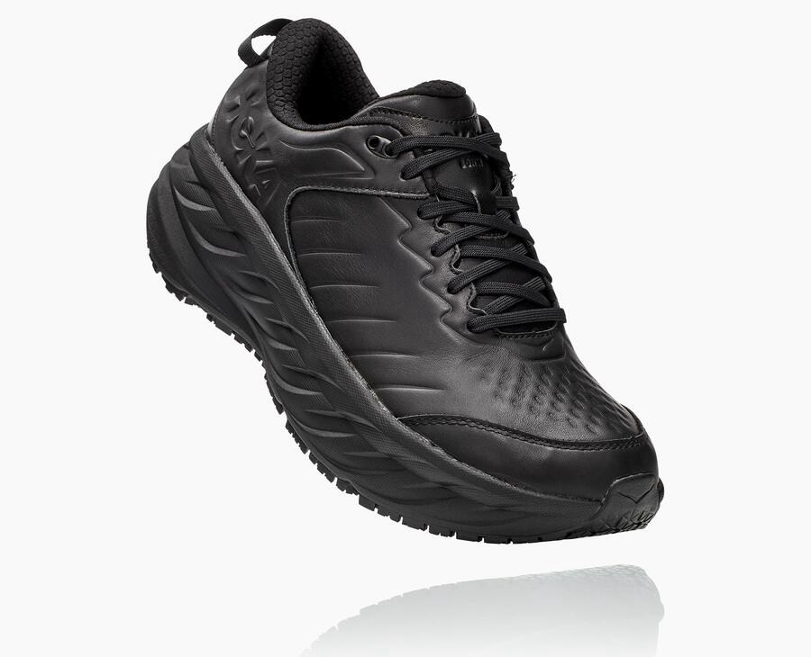 Hoka Mens Running Shoes NZ - Hoka One One Bondi Sr Black (UDS283015)